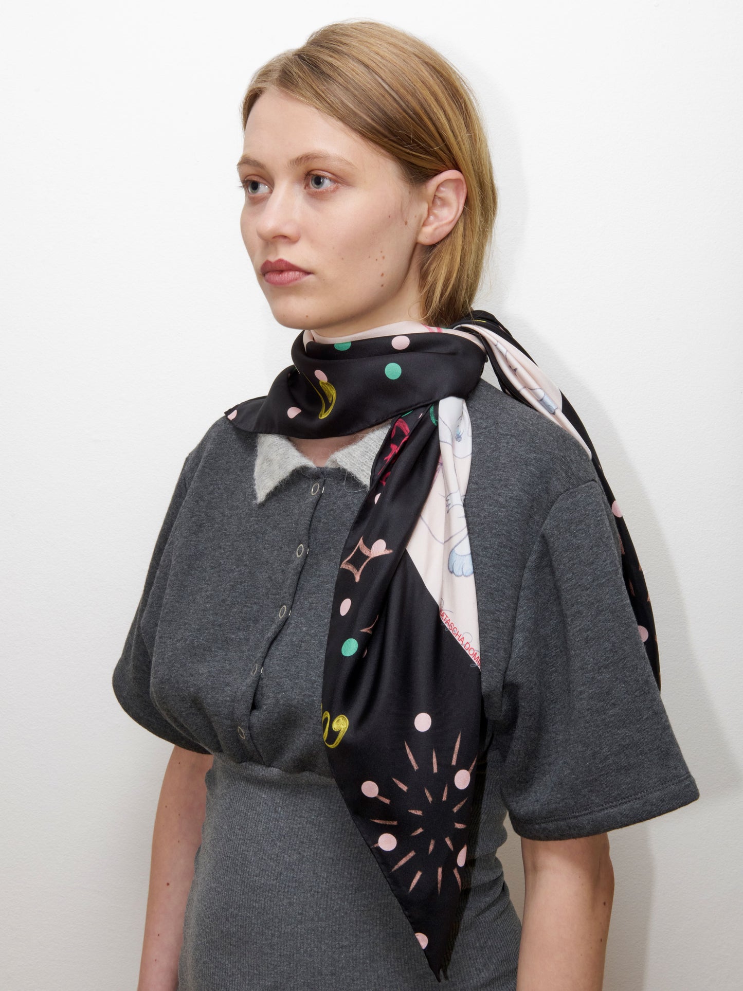 Busy Mouse Silk Scarf