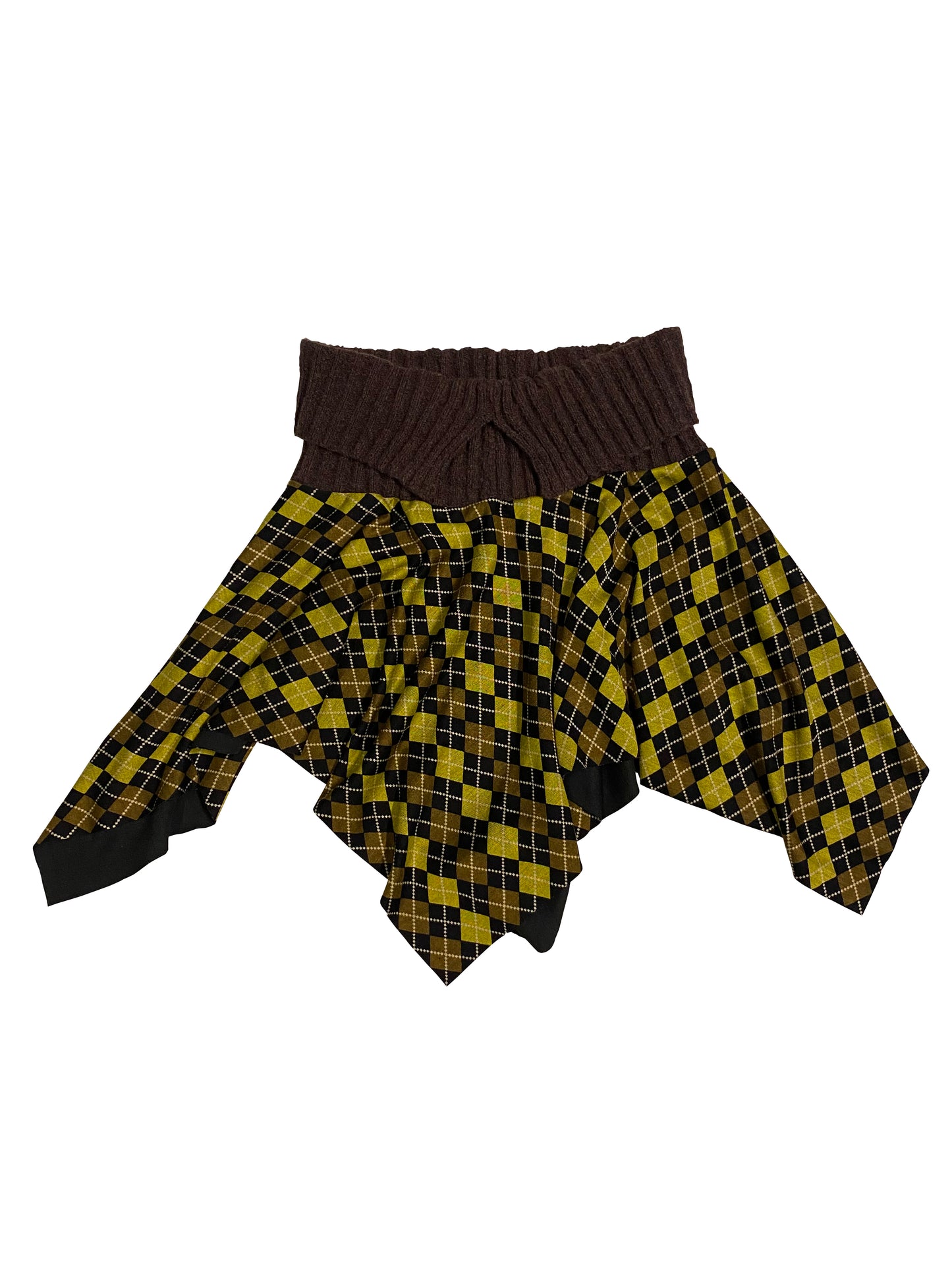 Argyle Knit Skirt
