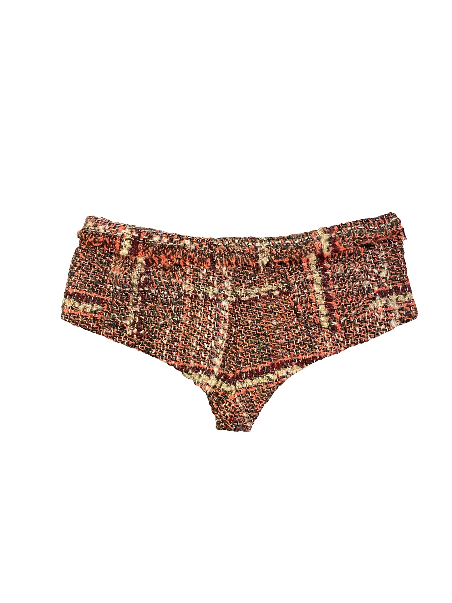 Tweed mini-shorts