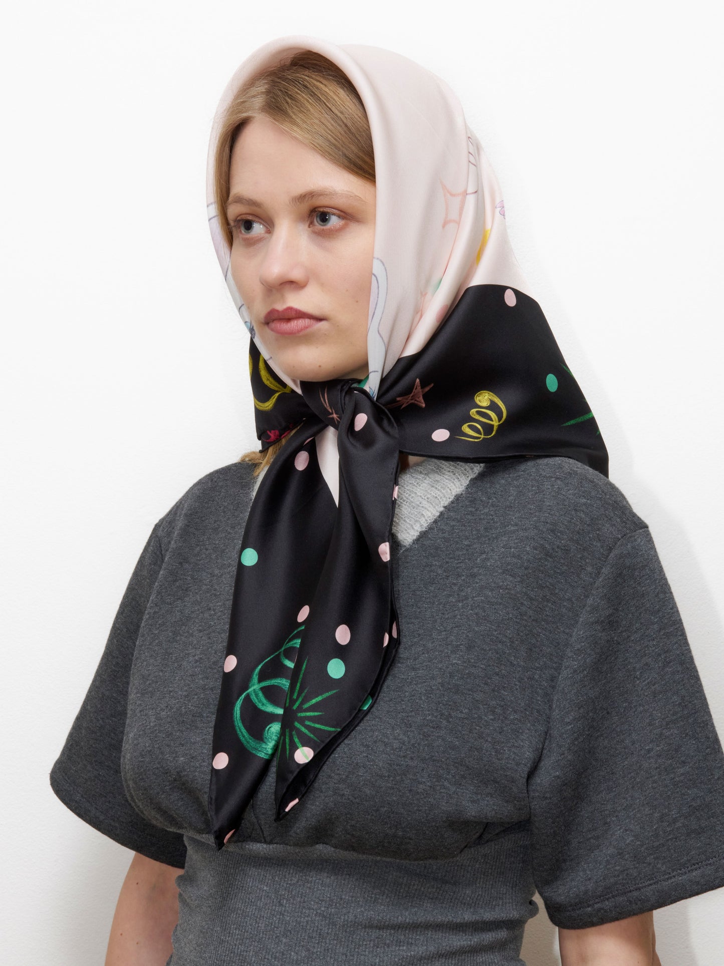 Busy Mouse Silk Scarf