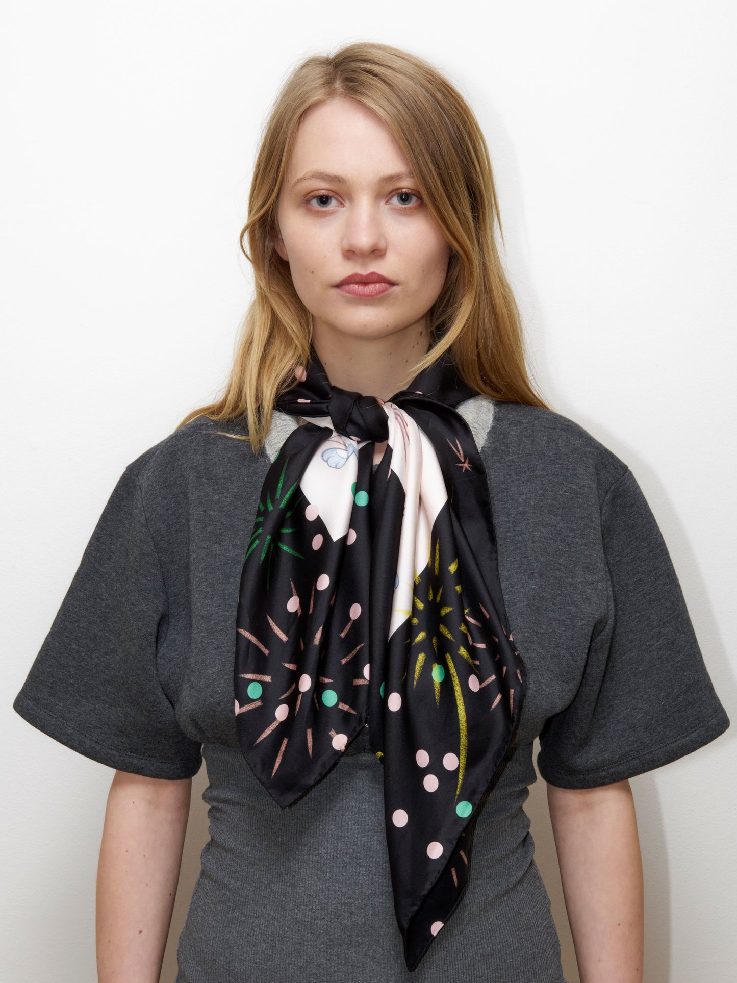 Busy Mouse Silk Scarf