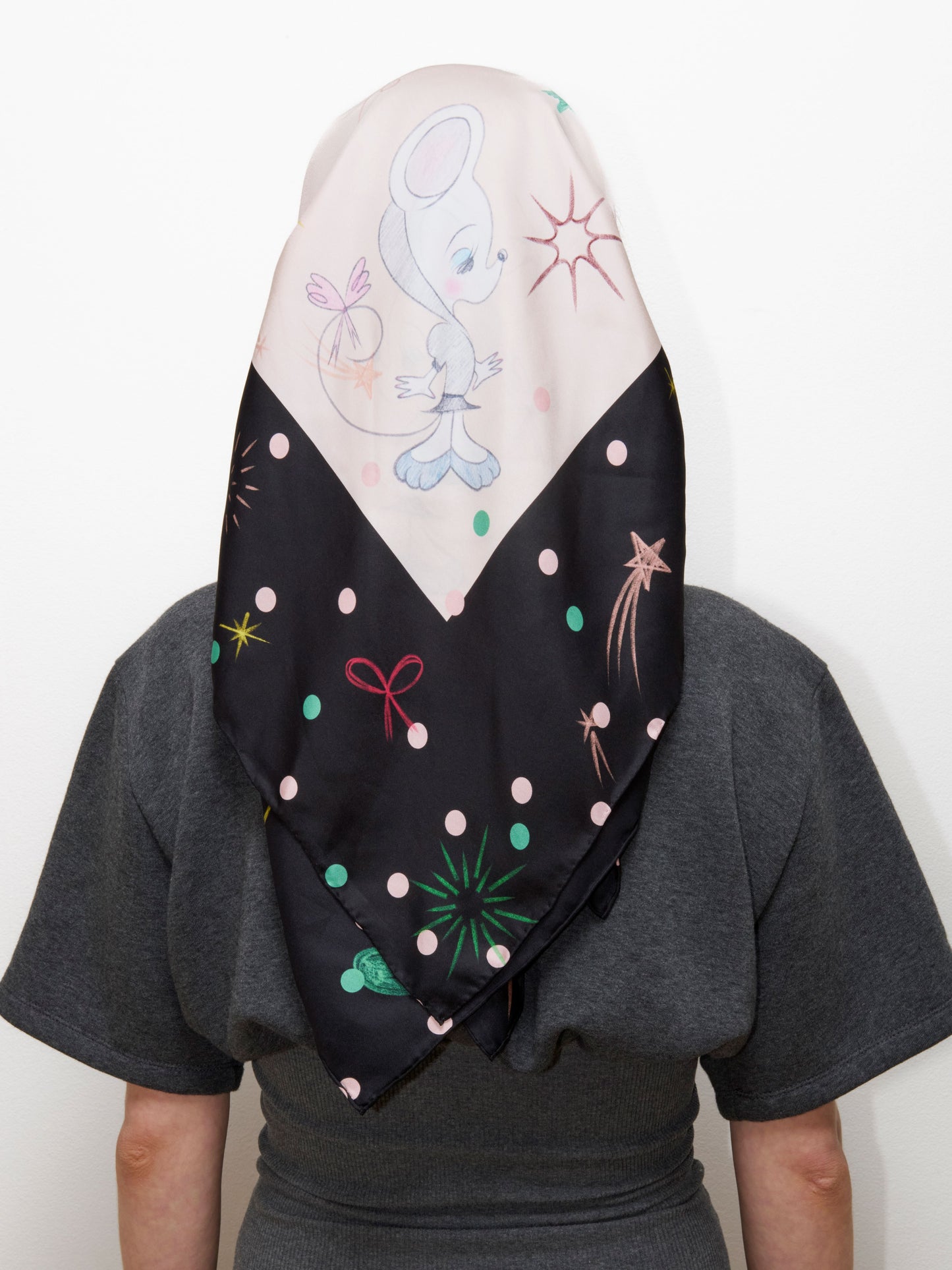 Busy Mouse Silk Scarf