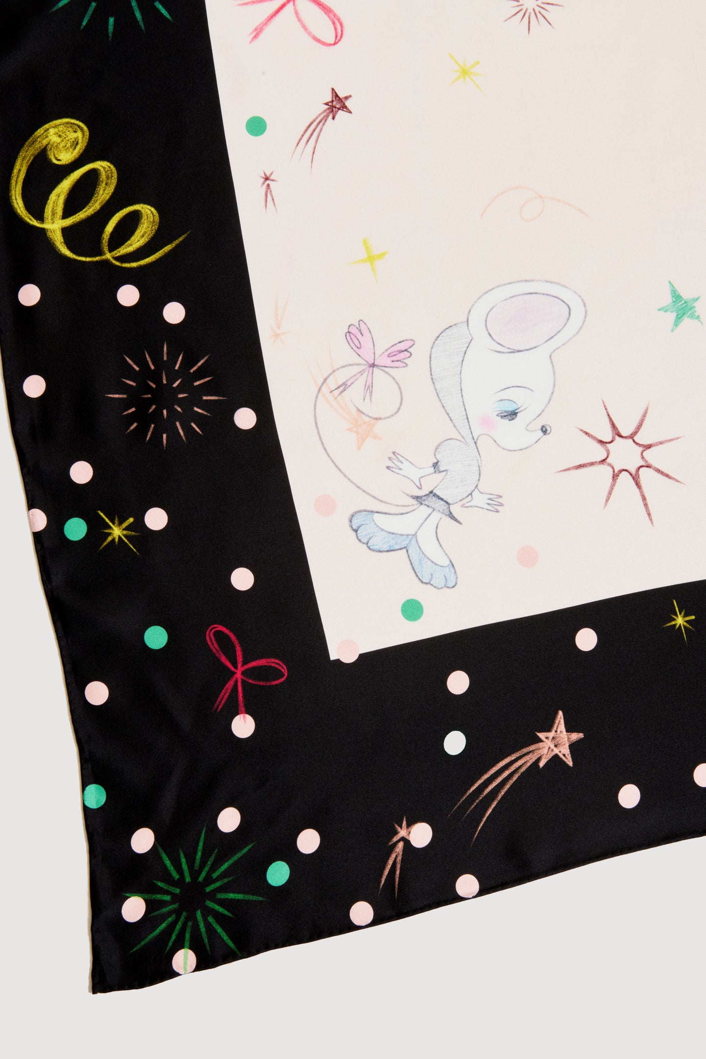 Busy Mouse Silk Scarf